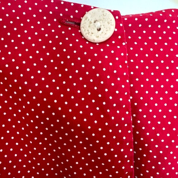 60's Dress - Wrap Around - Red Polka Dot - Summer - Handmade - Size Small/Medium - Picture 11 of 15